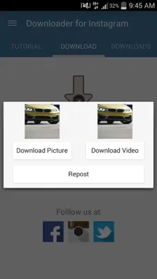 Video Downloader for Instagram android App screenshot 2