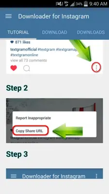 Video Downloader for Instagram android App screenshot 4